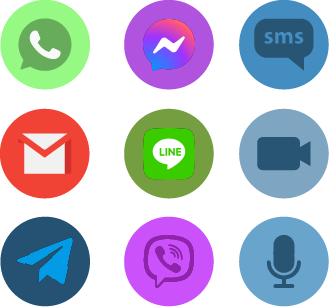 Comunicación omnicanal | Whatsapp, gmail, SMS, Llamada telefónica